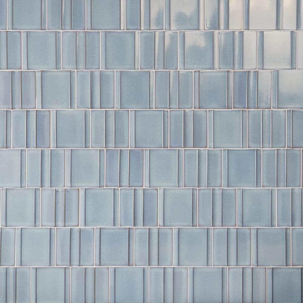 Ivy Hill Tile Metaru 5.82 In. X 5.82 In. 3D Polished Porcelain Wall Tile (7.82 Sq. Ft. / Case)