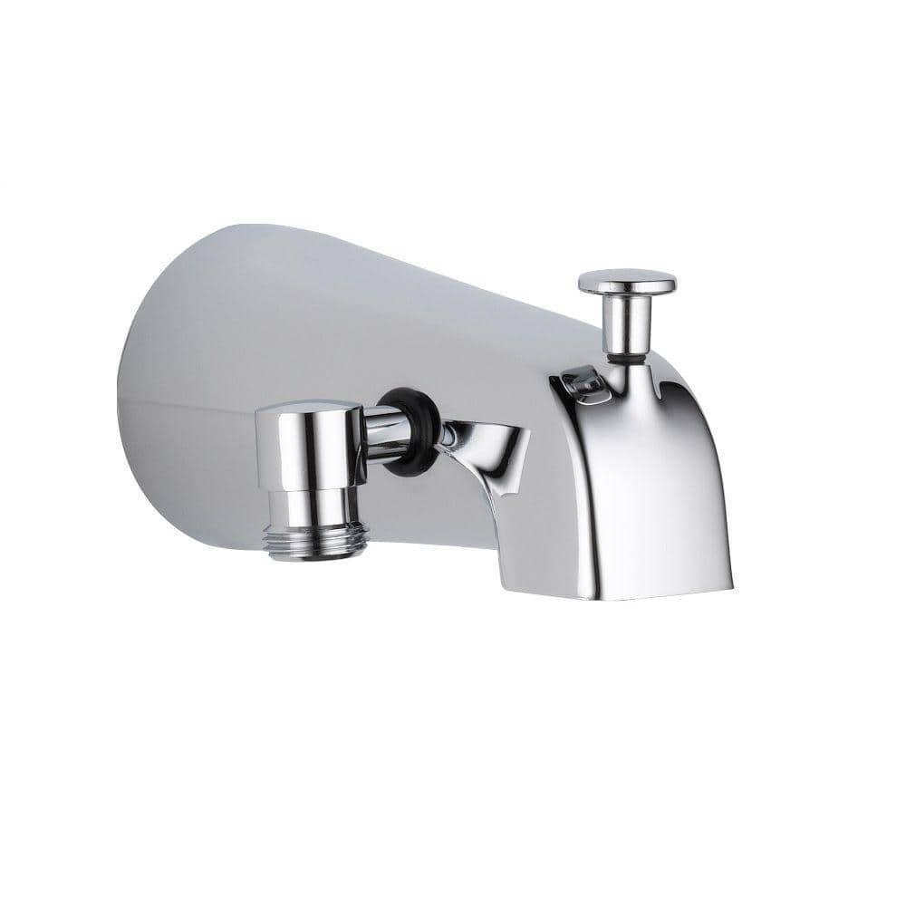 Delta U1072-PK Universal Showering Components Wall Mounted Tub Spout Trim with Diverter