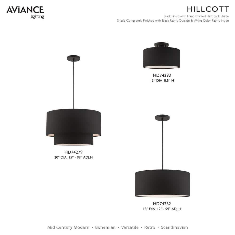 Croyle 3 - Light Dimmable Drum Chandelier