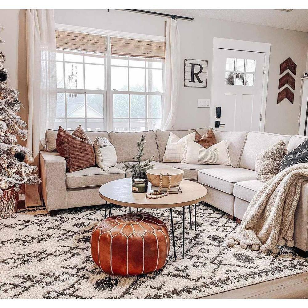 Hauteloom Rectangle Area Rug   Charcoal