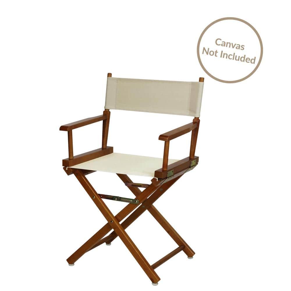 Casual Home 18-Inch Director Chair, Honey Oak Frame