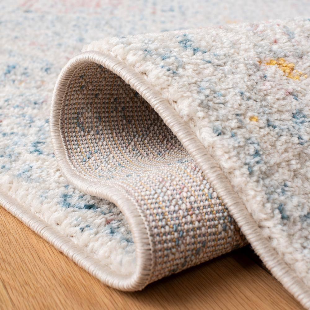 Tulum TUL264 Power Loomed Indoor Area Rug - Ivory/Terracotta - 9'x12' - Safavieh