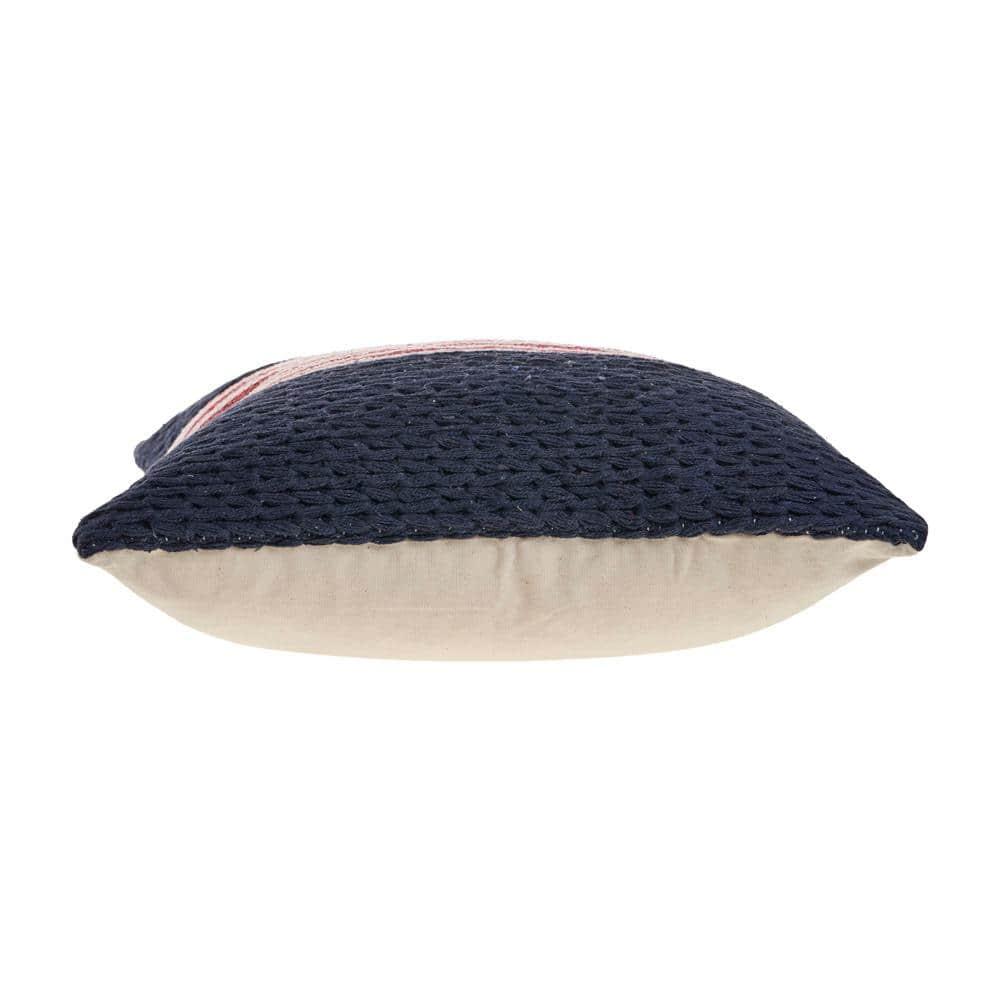 Atlas Textured Cotton Throw Pillow