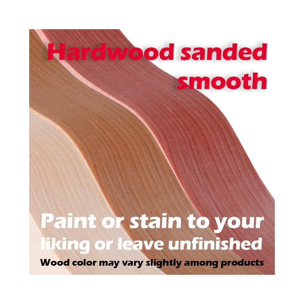 Two-Way Bracket - 9 in. x 7 in. x 3.5 in. - Sanded Unfinished Hardwood - Countersunk and Pre-Drilled - DIY Home Shelving