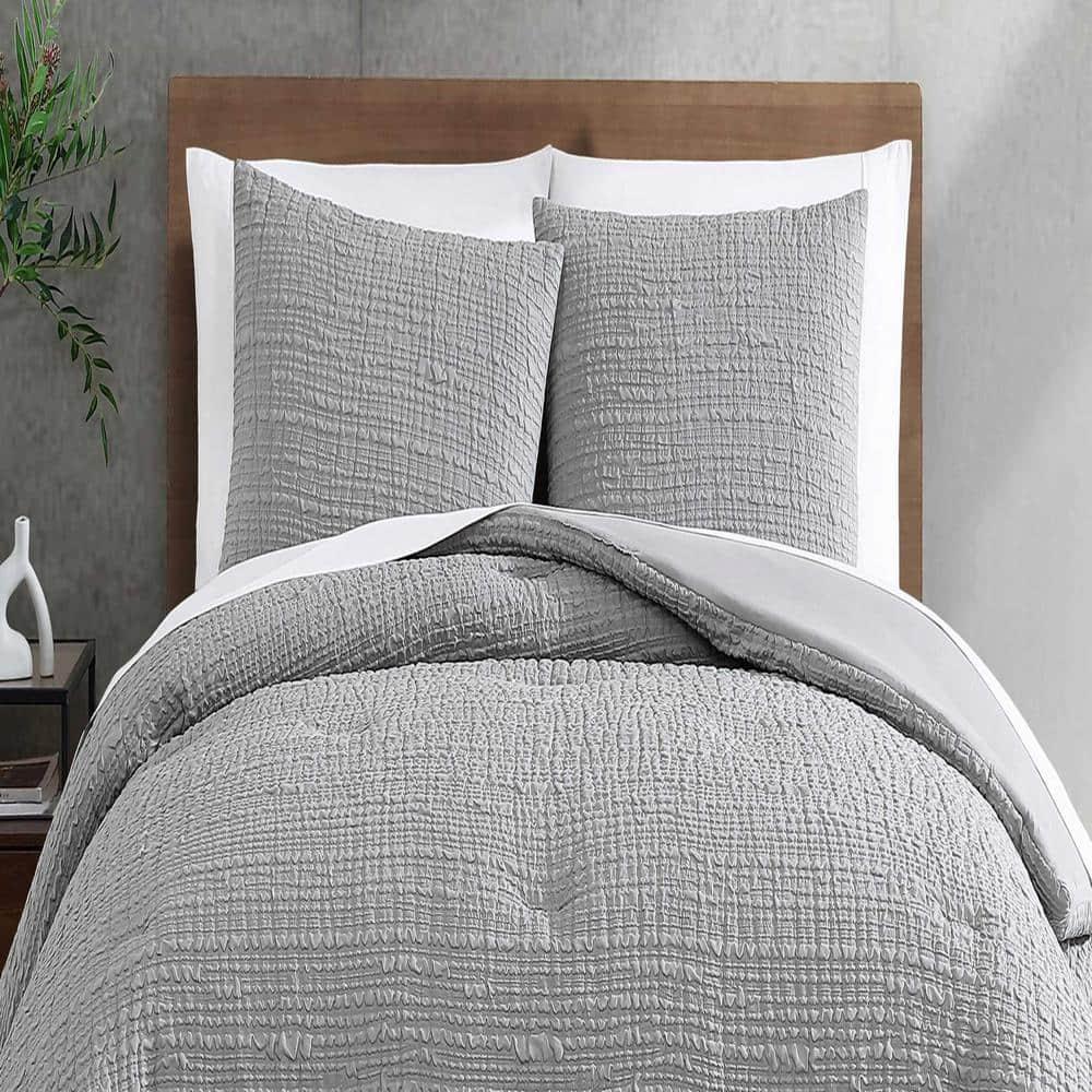Kenneth Cole Kenneth Cole Serenity Wavy Lines Beige Comforter Set