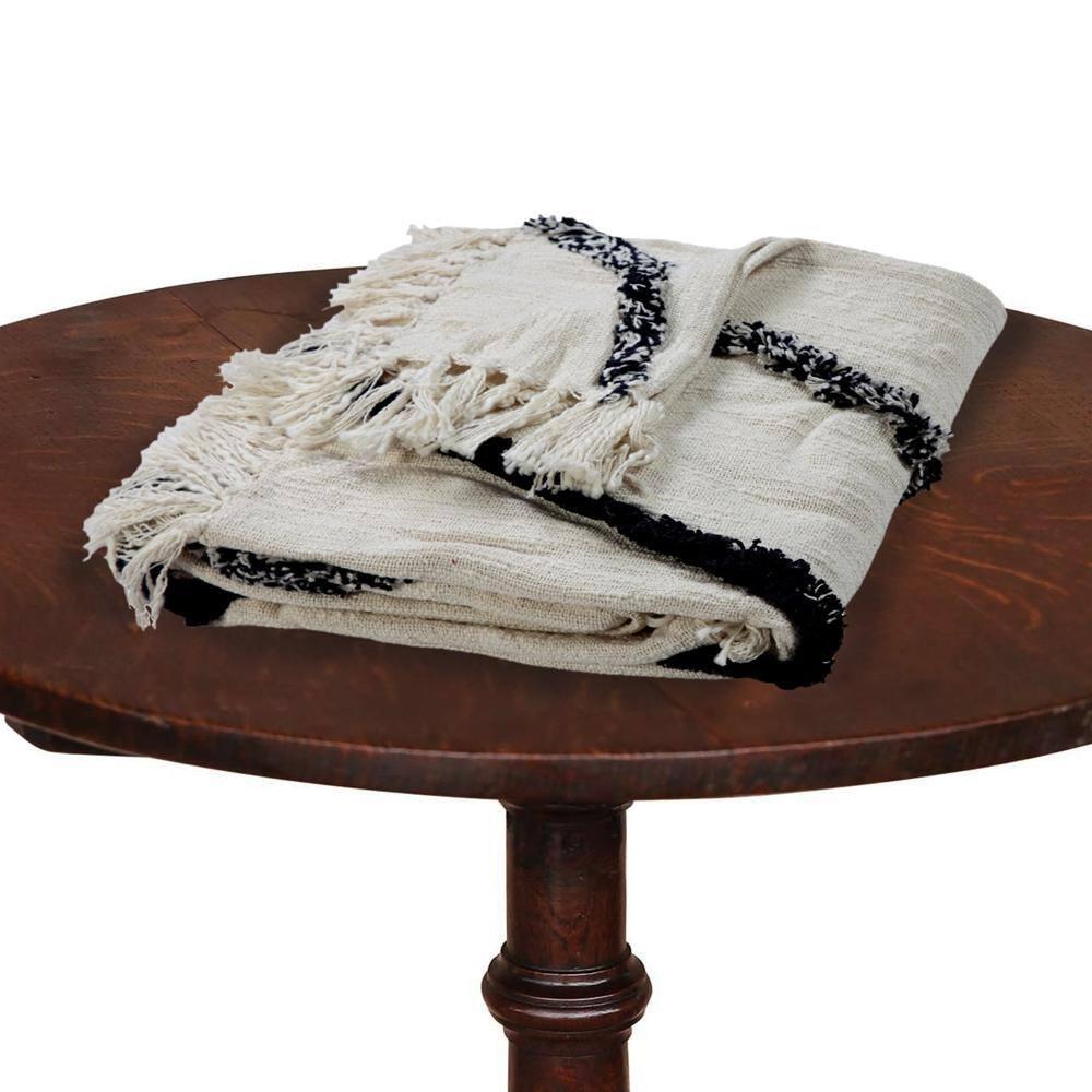 Evette Rios Fringed Cotton Throw & Reviews | Wayfair