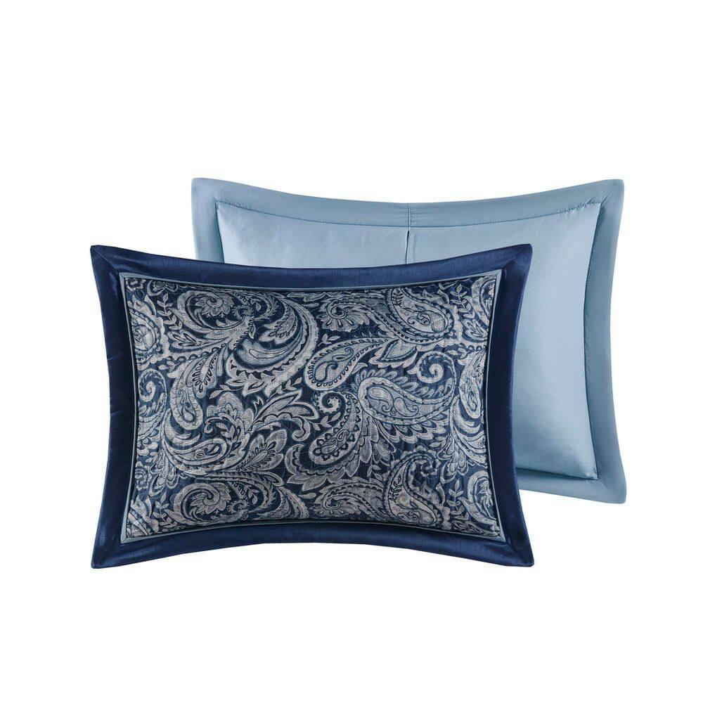 Madison Park Aubrey 5 Piece Jacquard Bedspread Set with Throw Pillows