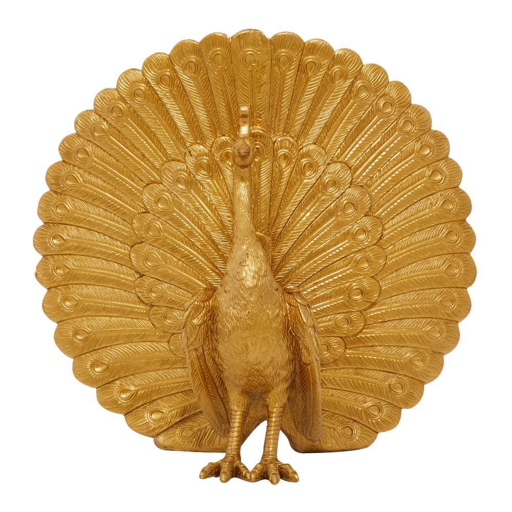 DecMode Gold Polystone Glam Sculpture