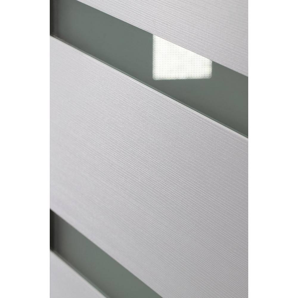 Belldinni Leora Paneled Manufactured Wood and Glass Standard Door Slab