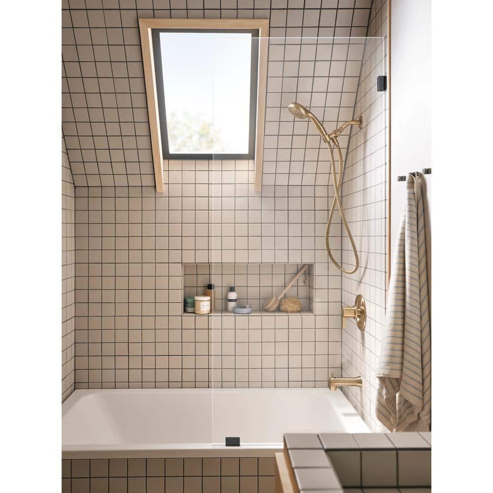 Beric Tub & Shower Faucet with Handheld Showerhead, Valve Included