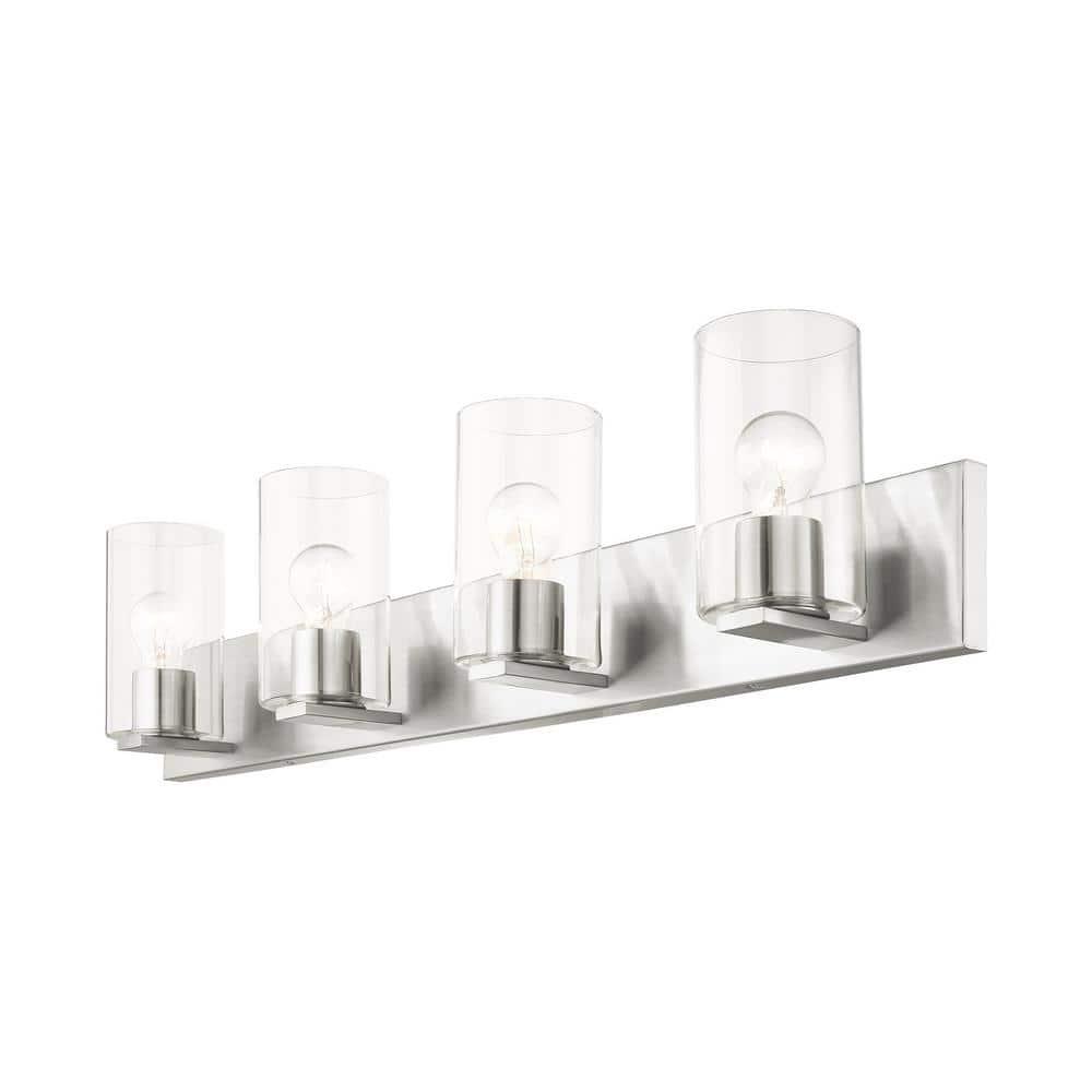 Livex Lighting Zurich 4 - Light Vanity in  Brushed Nickel