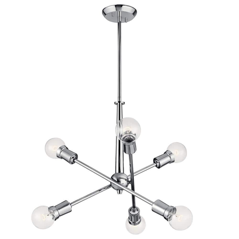 Kichler Lighting Armstrong 6 - Light Chandelier in  Chrome