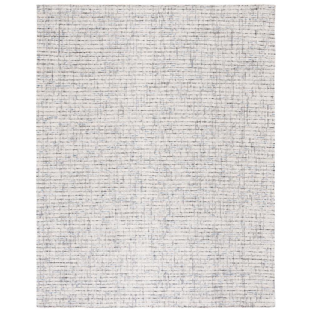 Abstract ABT468 Handmade Indoor Area Rug - Gray/Ivory - 10'x14' - Safavieh