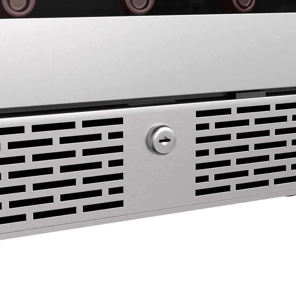 Avallon Awc152dzrh 15" Wide 23 Bottle Capacity Dual Zone Wine Cooler - Stainless Steel