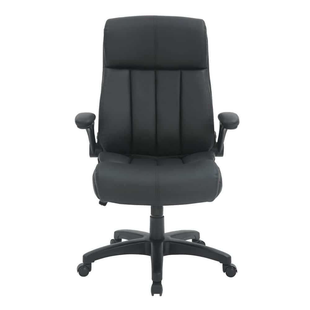 Winston Porter Baillie Medium Back Executive Office Chair with Flip-Up Arms
