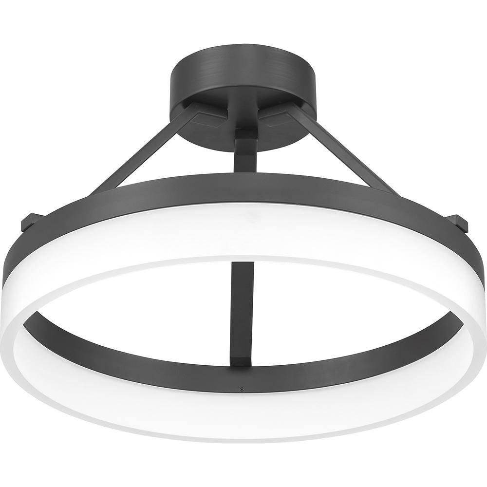 Danica Single Light Acrylic LED Semi Flush Mount