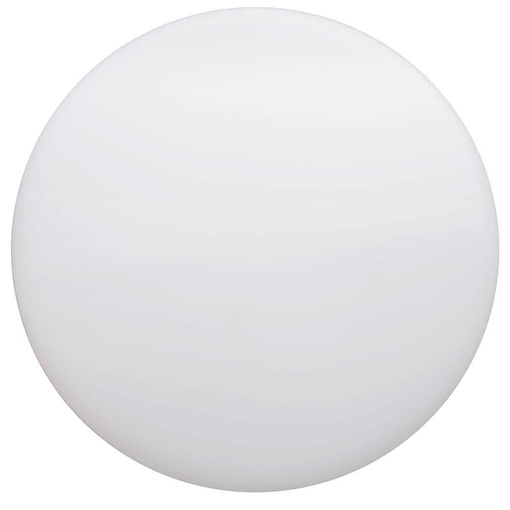 Commercial Electric 2 Pack 5" 50 Watt Equivalent White Integrated LED Flushmount