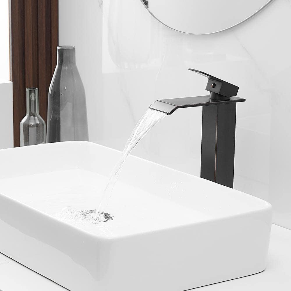 Vessel Sink Faucet Single-handle Bathroom Faucet with Drain Assembly