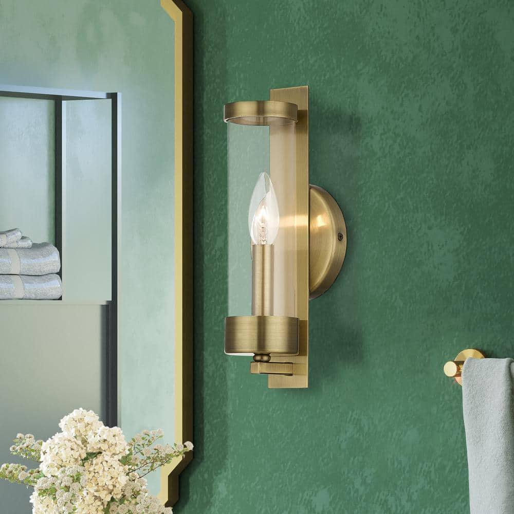 Bernd Steel Candle Wall Light