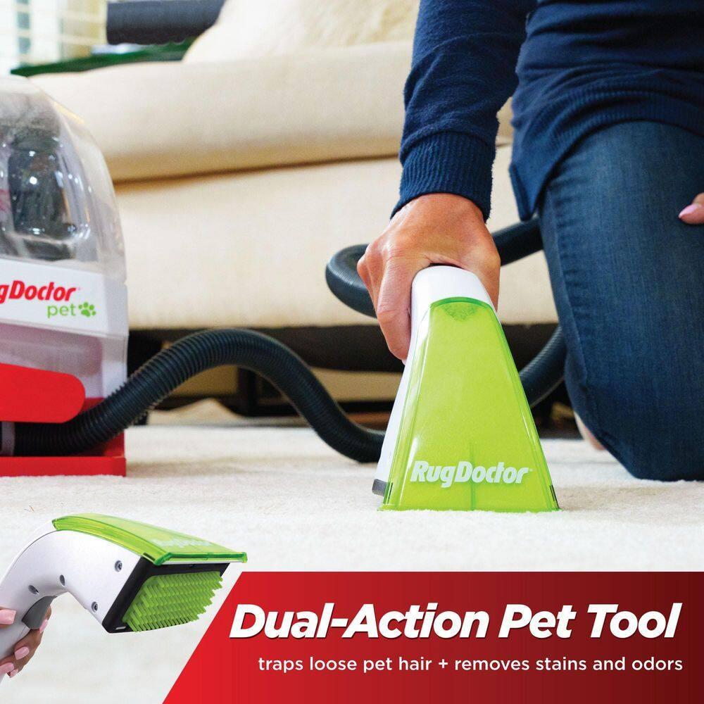 Rug Doctor Pet Portable Spot Cleaner, 2X Suction Power*, Lightweight Pet Carpet Cleaner Machine, Pro-Grade Power Removes Stains & Odors from Rugs, Carpets And Upholstery