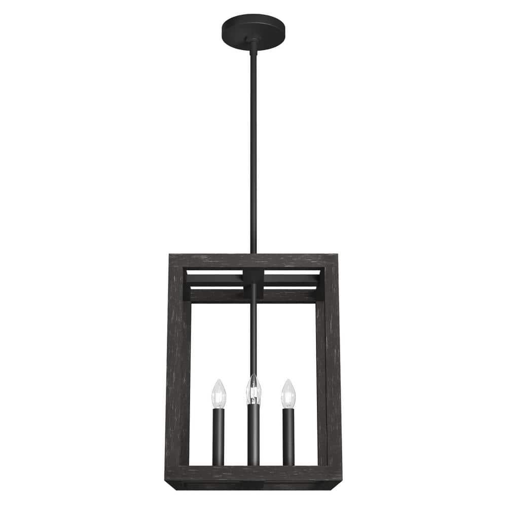 Squire Manor 4 - Light Lantern Rectangle Chandelier