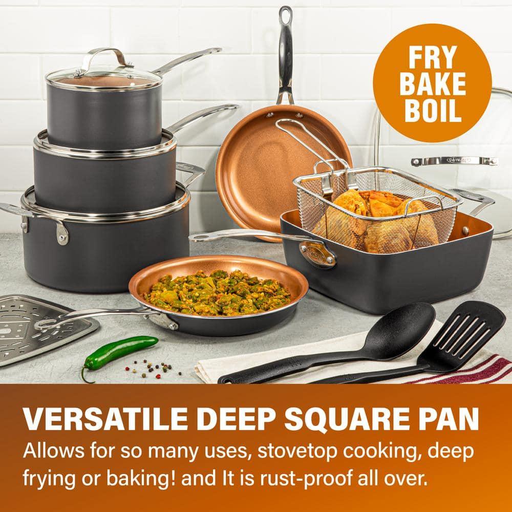 14-Piece Aluminum Ti-Ceramic Nonstick Cookware Set