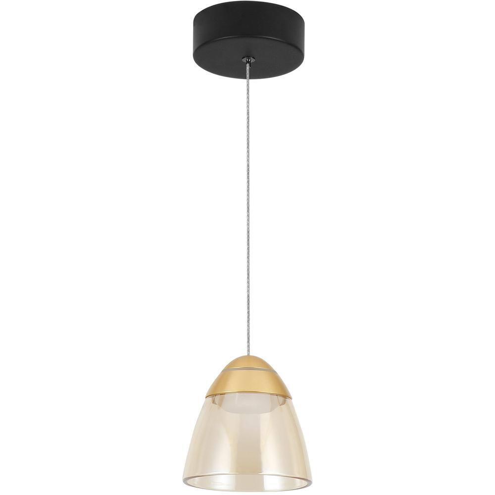 VONN Lighting Roma 5-in 100-277V 1-Light ETL Certified Integrated LED Height Adjustable Pendant Lighting