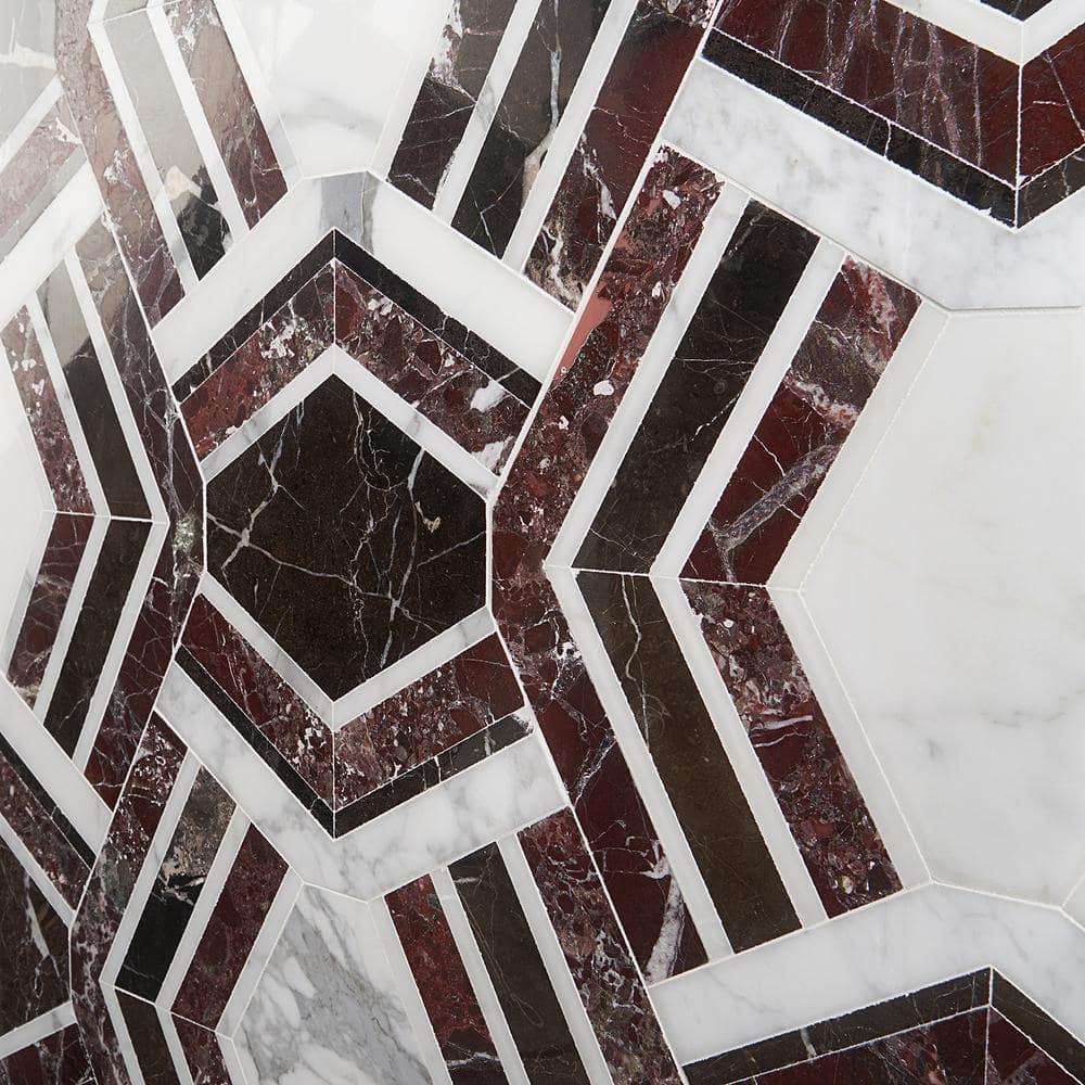 Bond Tile Tenor Marble Random Mosaic Wall & Floor Tile