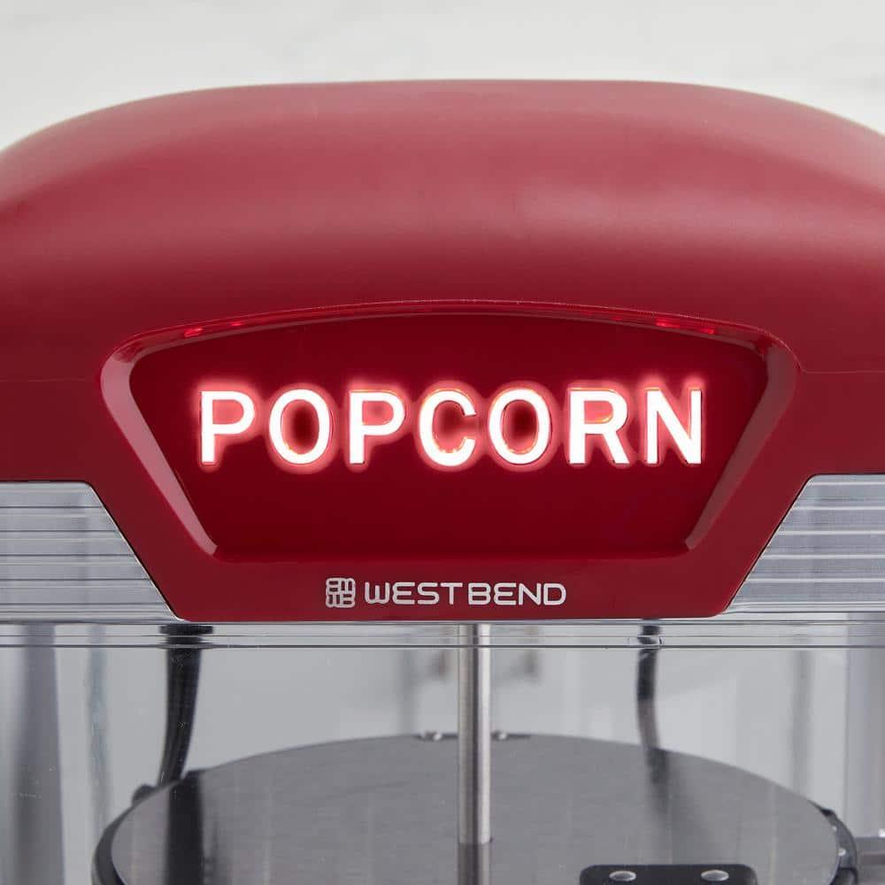 West Bend West Bend Theater Crazy 4 Qt. Popcorn Machine, In Black