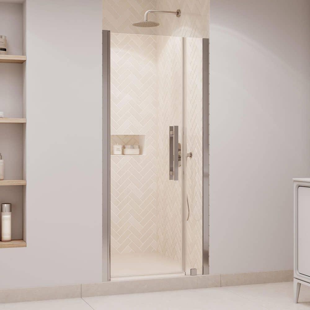OVE Decors Pasadena 33 3/4 To 35 3/4 In. W X 72 In. H Alcove Frameless Pivot Shower Door , 2025