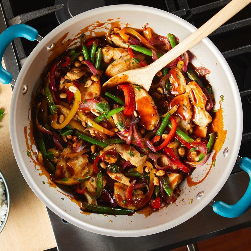 Rachael Ray Rachael Ray Create Delicious Nonstick Induction Wok, 14.25 Inch