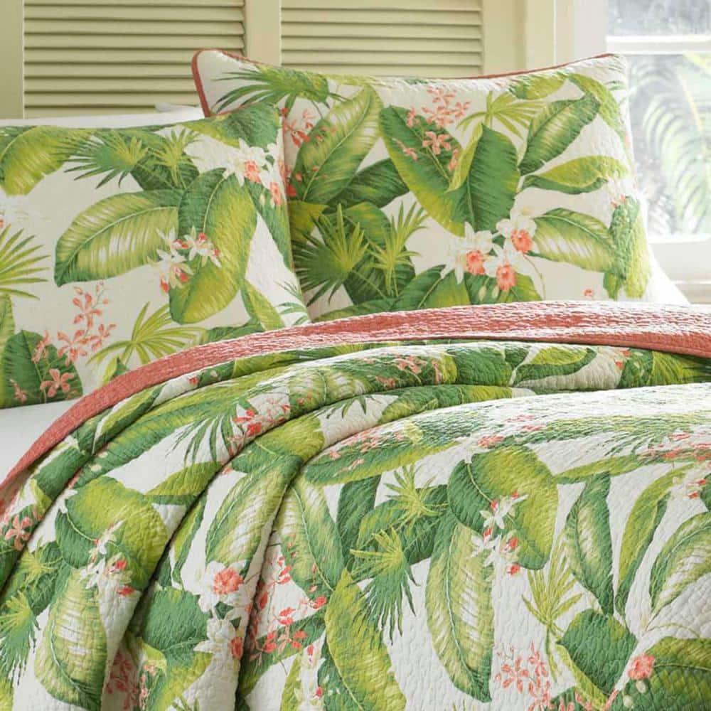Tommy Bahama Home Tommy Bahama Aregada Dock Cotton Reversible Quilt Set