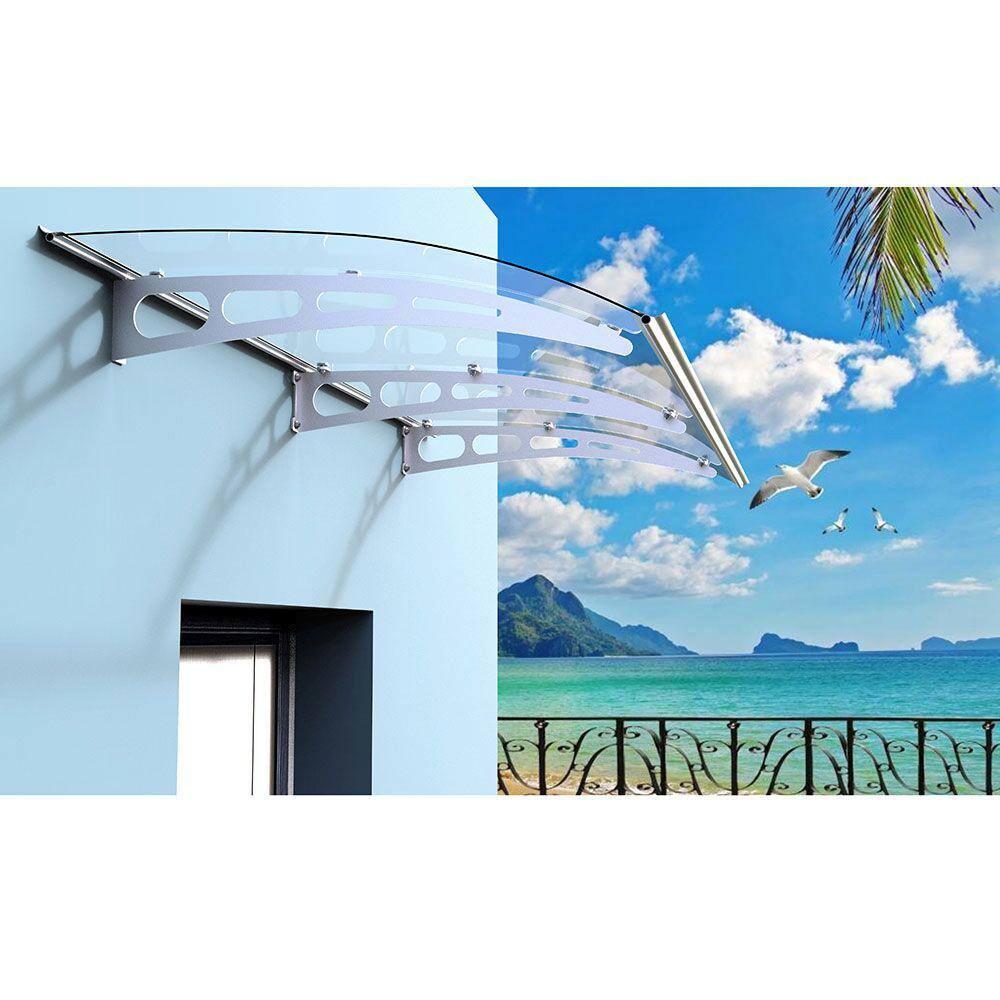 Advaning 7.9'' D Polycarbonate Cover Retractable Door / Window Awning
