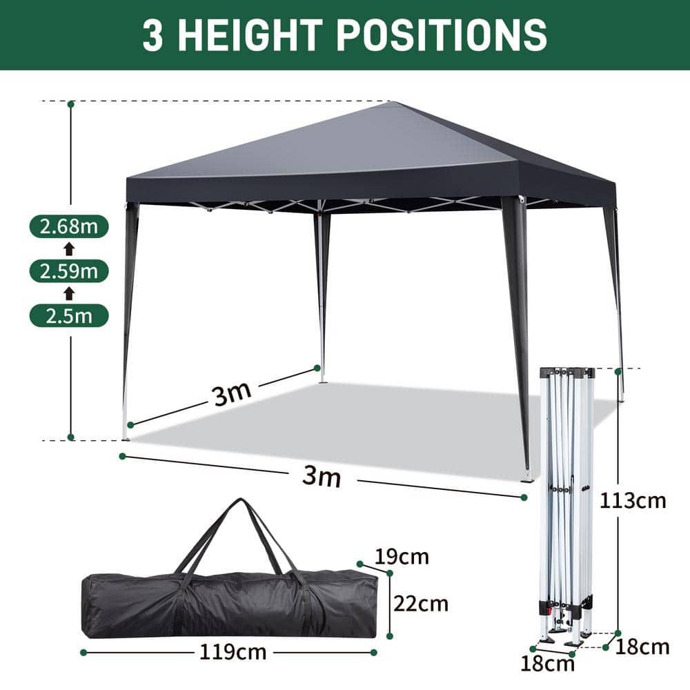 10x10ft Outdoor Canopy Tent - UV Protection, Easy Setup, Waterproof - Perfect for Camping and Outdoor Events