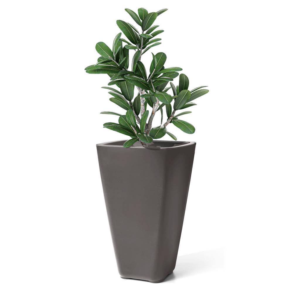 Step2 Bridgeview Square Tall Tapered Plastic Outdoor Planter & Reviews | Wayfair