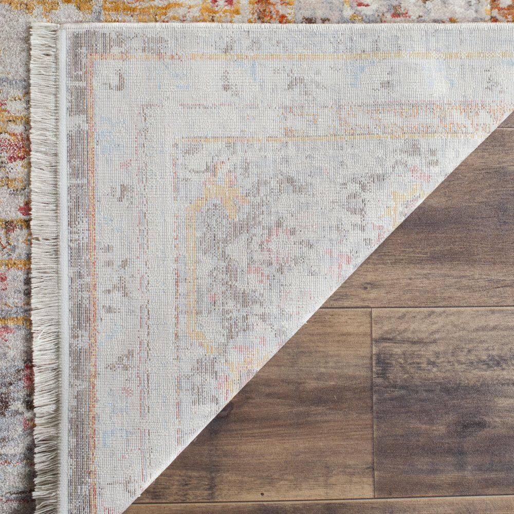 Vintage Persian VTP438 Power Loomed Indoor Area Rug - Cream/Multi - 5'x5' - Safavieh