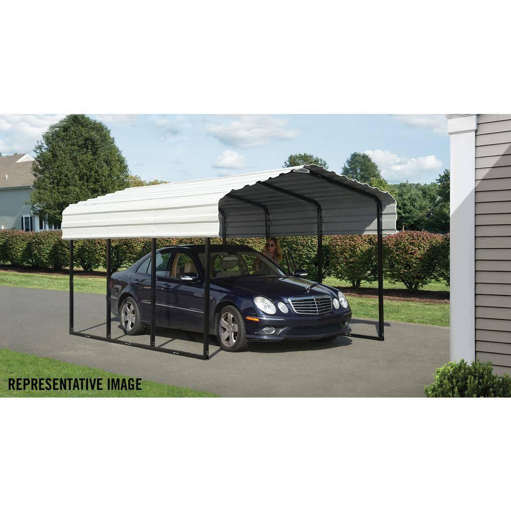 Arrow Arrow Galvanized Steel Carport