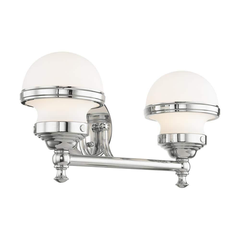 Livex Lighting Oldwick 2 - Light Vanity in  Polished Chrome