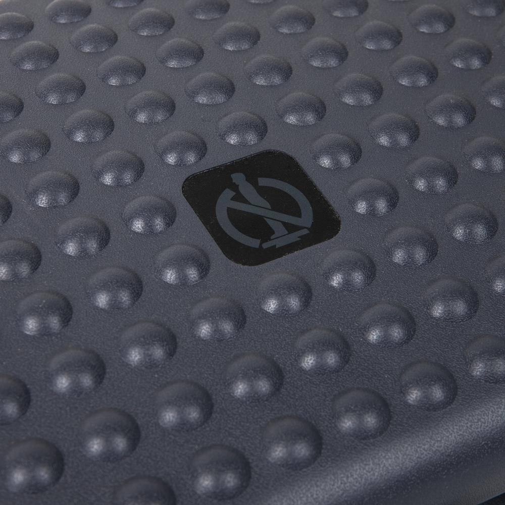 Mind Reader Foot Rest, Under Desk at Work, Ergonomic, Height Adjustable, Office, Plastic, 17.5"L x 13.5"W x 3.5"H