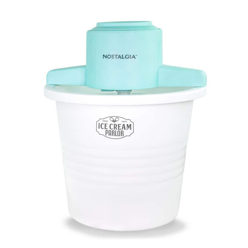 Nostalgia Nostalgia 4-quart Parlor Electric Ice Cream Maker - White