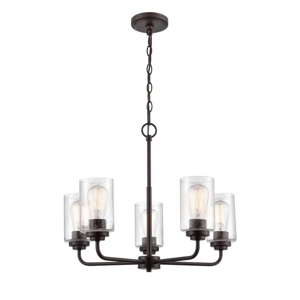 Millennium Lighting Moven 5 - Light Chandelier in  Rubbed Bronze