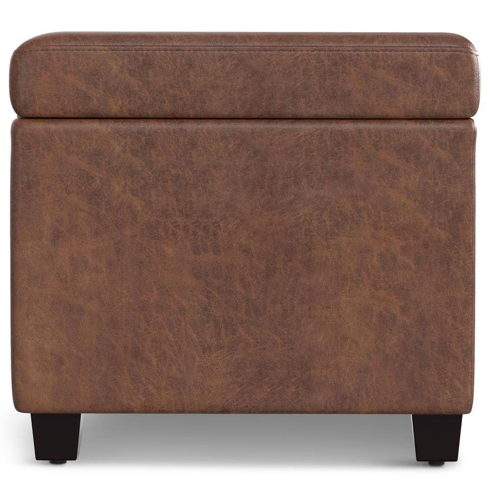 Simpli Home Avalon Extra Large Storage Ottoman Bench,Assembled