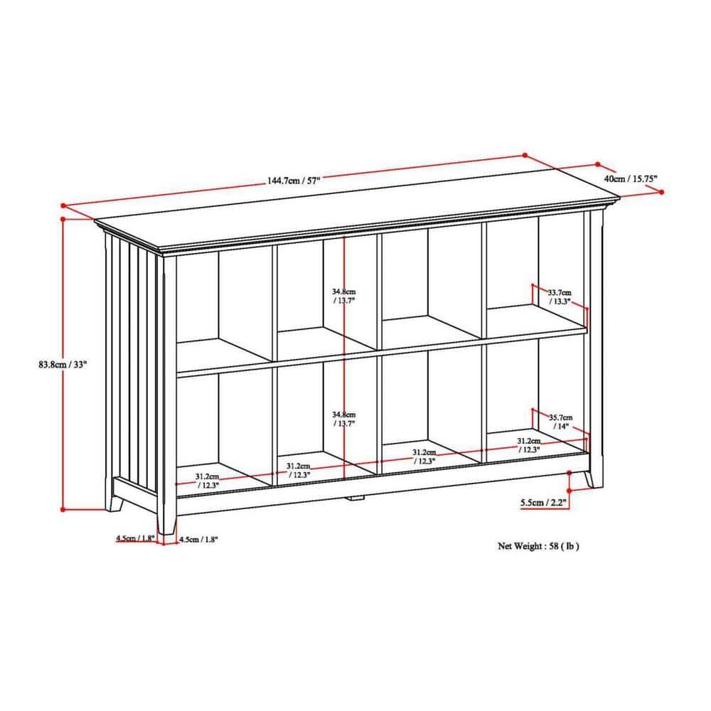 Simpli Home Acadian Bookcase