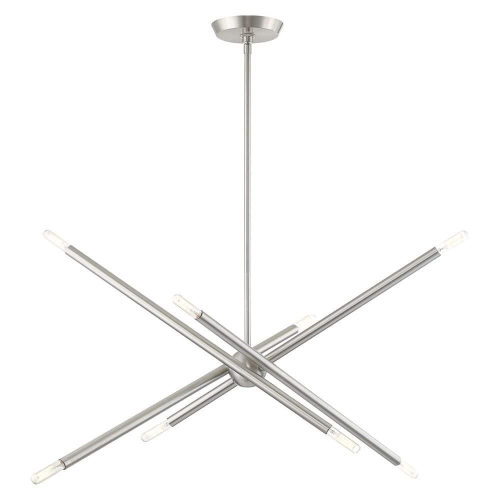 Livex Lighting Soho 8 - Light Chandelier in  Brushed Nickel