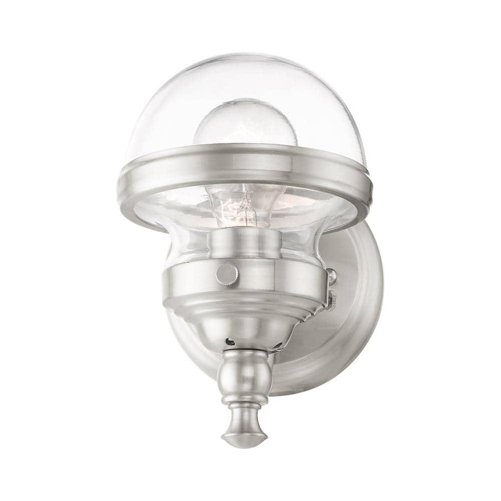 Livex Lighting Oldwick 1 - Light Vanity in  Brushed Nickel