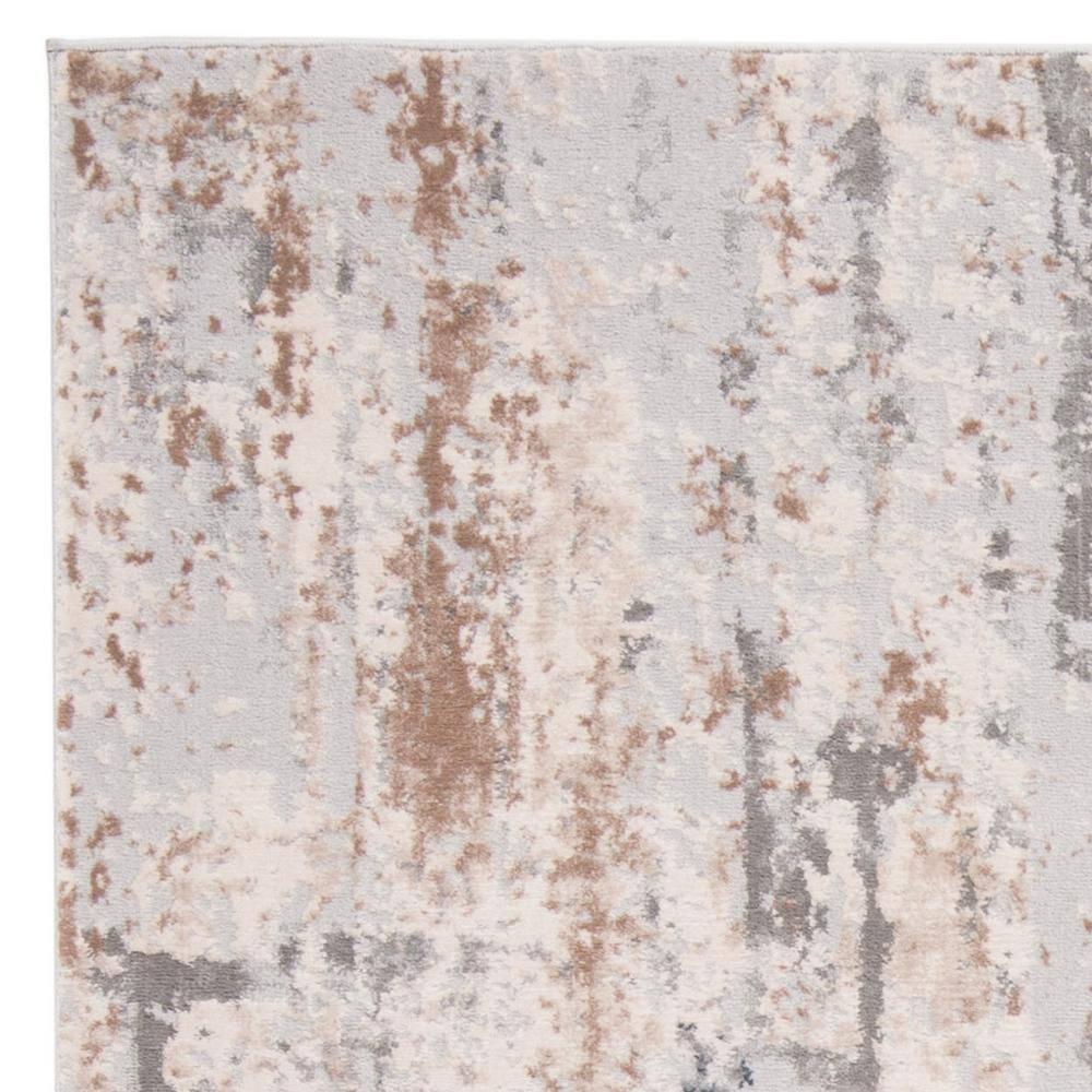 Invista INV432 Power Loomed Area Rug - Cream/Grey - 6'7"x6'7" - Safavieh.
