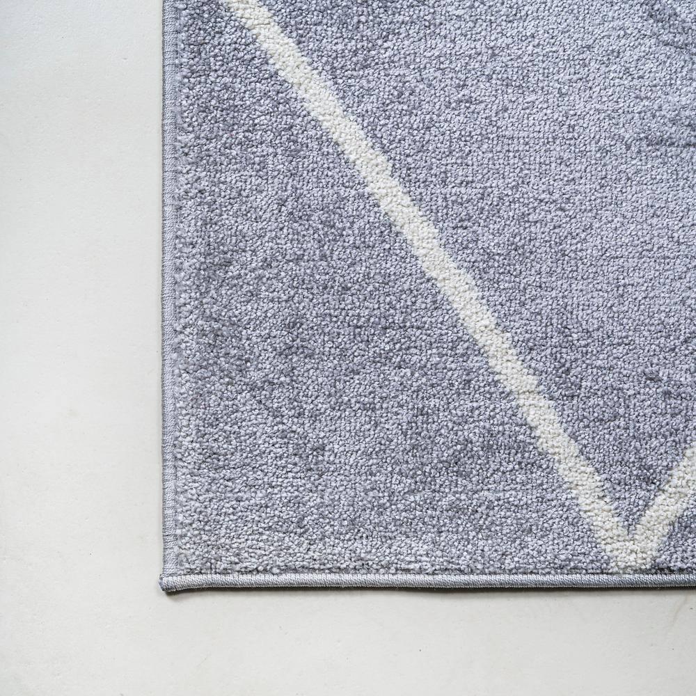 5 X 8 Talaia Neutral Geometric Indoor/Outdoor Area Rug, Dark Gray - JONATHAN Y