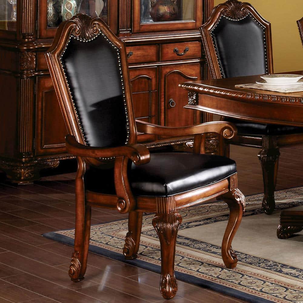 Acme Furniture Industry Inc. Chateau De Ville Side Chair (Set-2) in , Cherry (Set of 2)