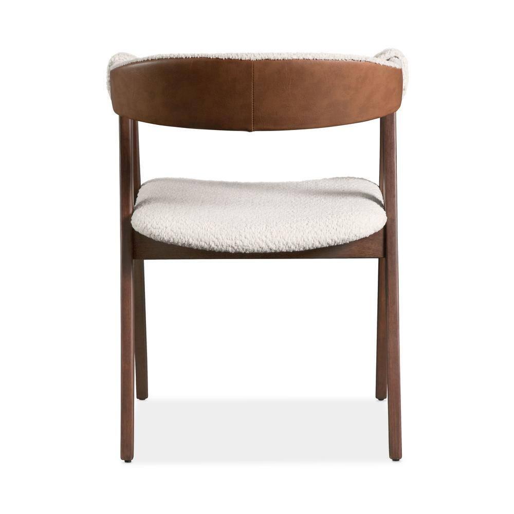 HOMES: Inside + Out 5pc Pearlcrest Mid-Century Modern Dining Table Walnut