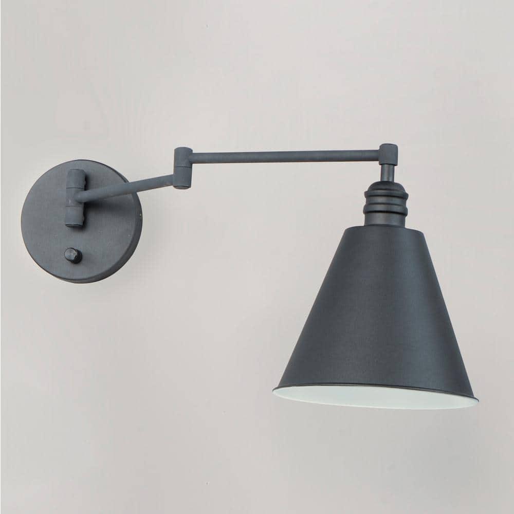 Maxim Lighting Library 1 - Light Swing Arm Lamp in  Black